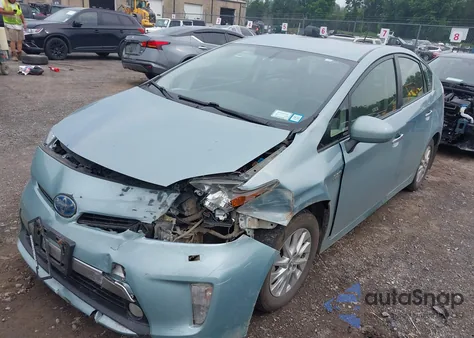 2012 Toyota Prius Plug-In Advanced from USA, damaged, VIN JTDKN3DP4C3024369